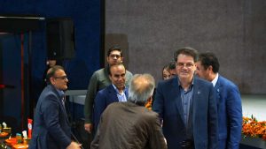 ورود دکتر افتخاری مدیر عامل شرکت گاز خراسان رضوی به مراسم
