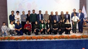 عکس دسته جمعی پایانی مراسم اکران فیلم فراش